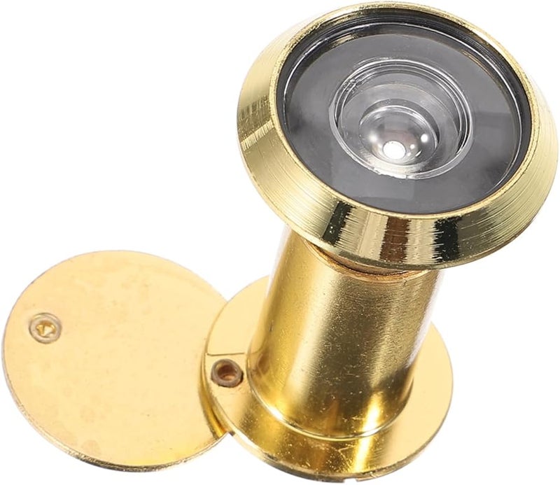Gold Cat Eye Camera Door Viewer Privacy Cover Wide Angle Peephole Viewer - Image 1
